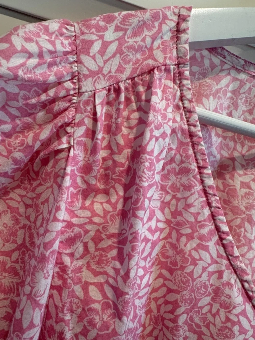 J.Crew Factory Floral Cotton Blouse Blouse